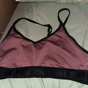vs pink sports bra un padded